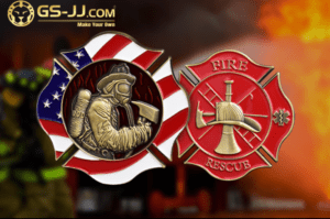 Fire department challenge coins