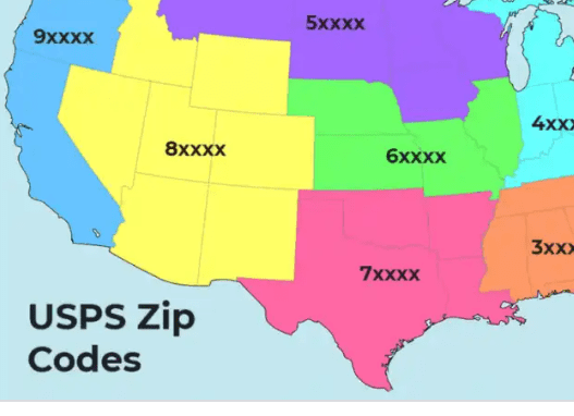 List Of State in USA and Zip Code